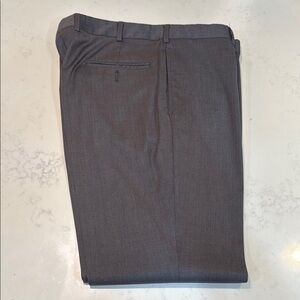 Brooks Brothers Mens Gray Dress Pants